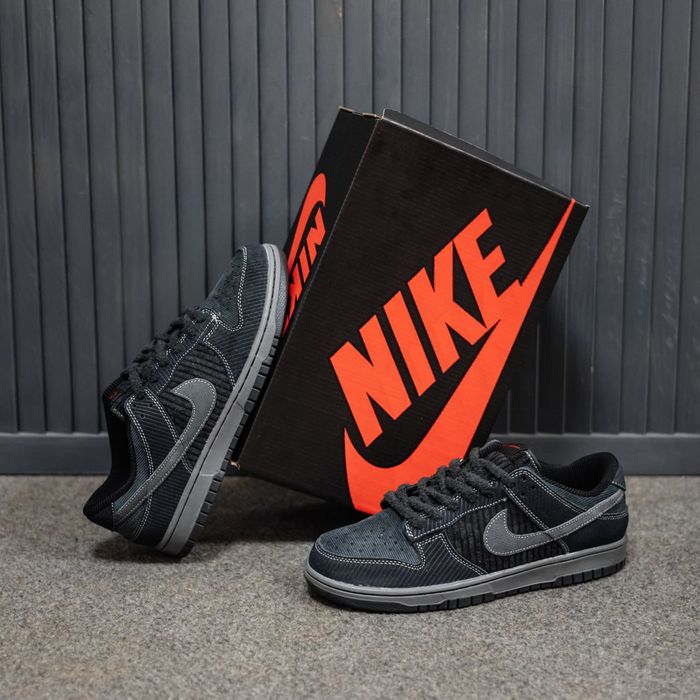 Кросівки Nike SB Dunk Black - Grey premium