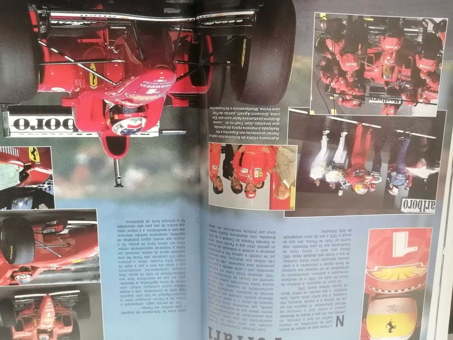2 Raros Livros Formula 1 de 1993 e 1996 por José Barros ,Senna, Prost.