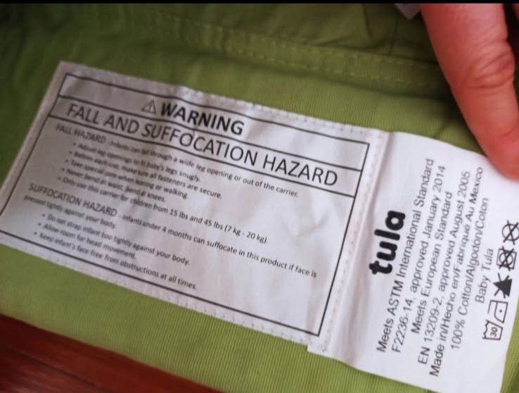 Tula z wkładem dla noworodka