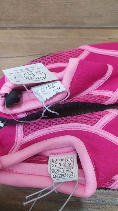 Аквашузы кораллки тапочки для пляжа бассейна Lupilu для двойни 27 разм