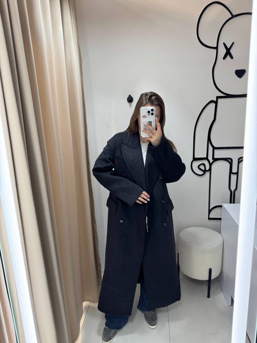 Пальто жіноче довге XS,M,L світле та темне