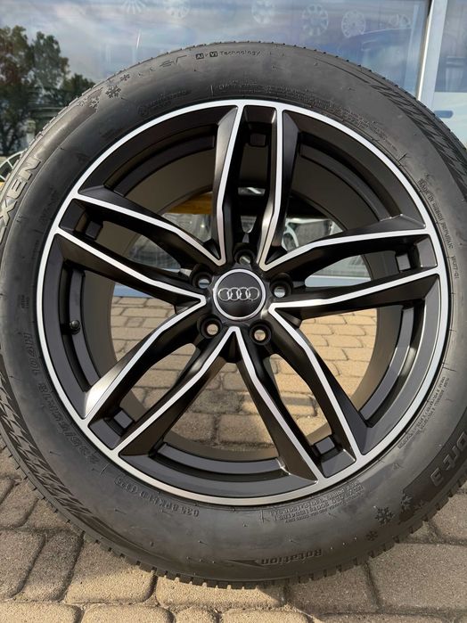 Nowe koła zimowe 18 cali Audi Q3 SQ3 czarno srebrne matowe