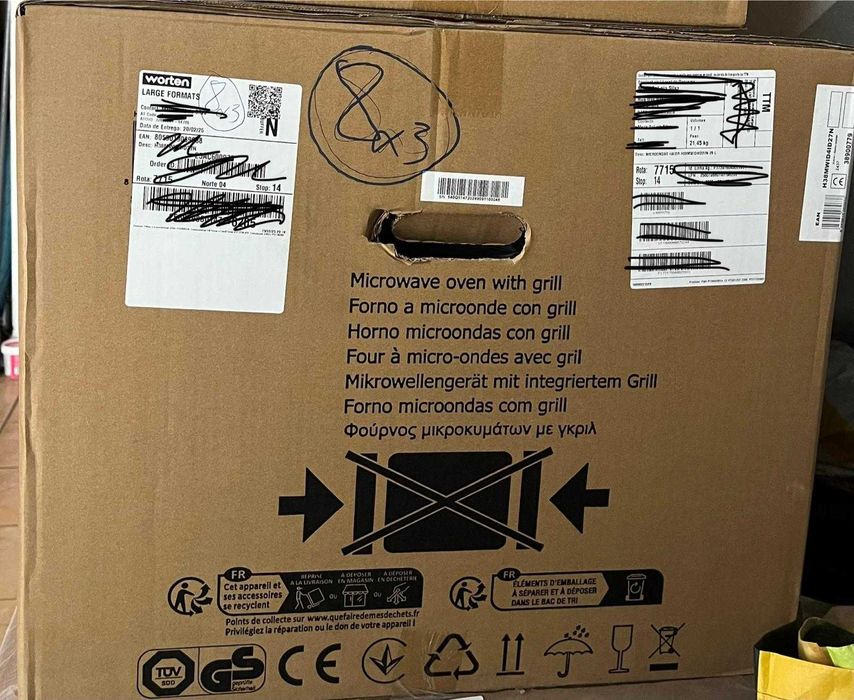 Micro-ondas com Grill Encastrável Haier NOVO