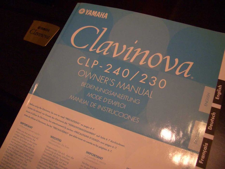 Piano Digital Yamaha Clavinova