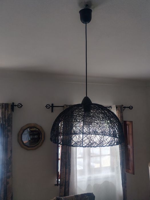 Par de candeeiros de teto