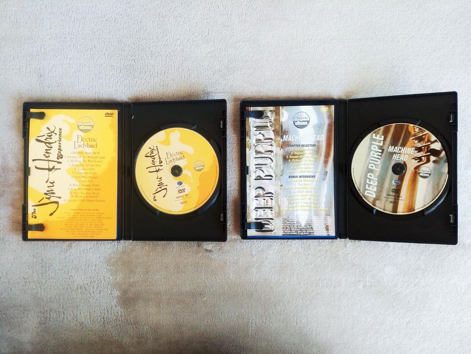 2 DVDs + 1 (oferta) Jimmy Hendrix + Deep Purple + Massive Attack