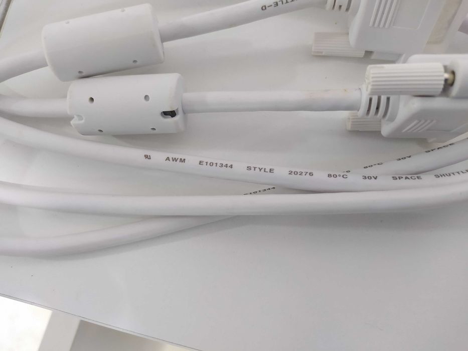 Cabos DVI-D preto branco cinza novos