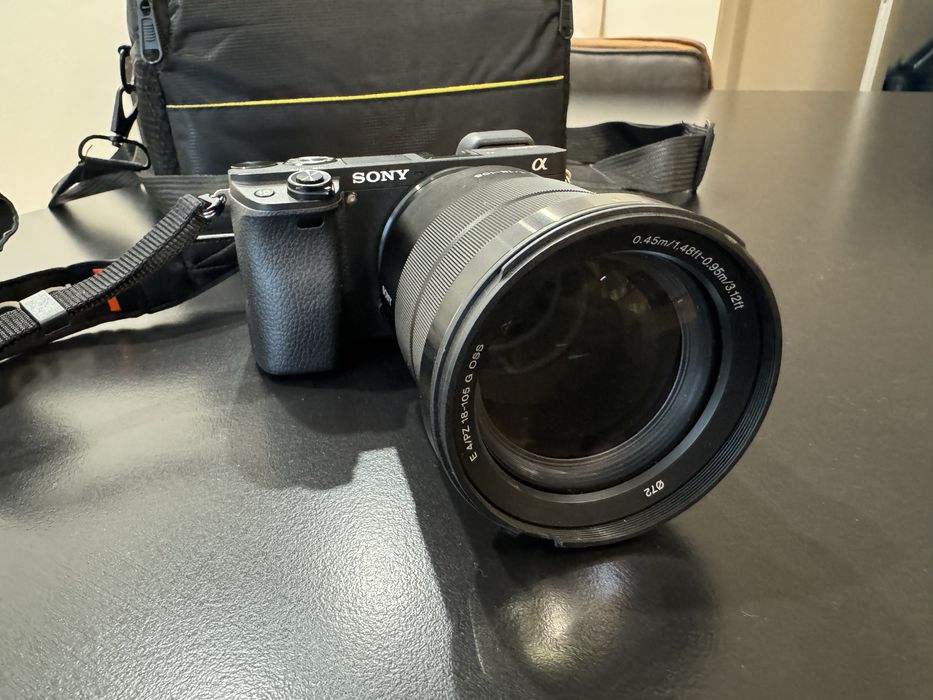 Sony a6300 + об’єктив Sony E PZ 18–105mm f/4 G OSS + аксесуари