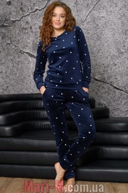 Велюровая пижама размер с