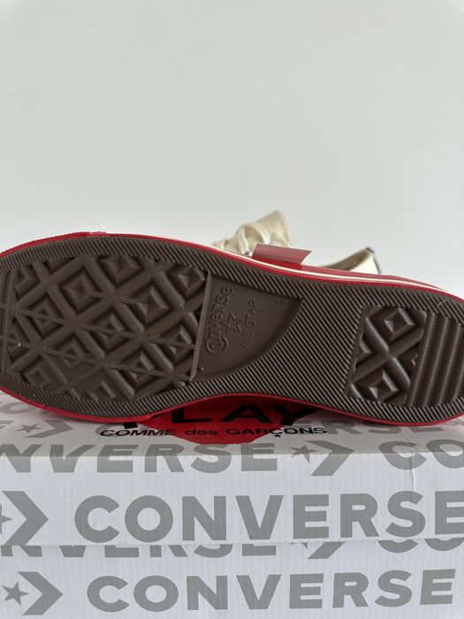 Оригінальні кеди Converse x Comme Des Garcons Play Chuck 70 Red