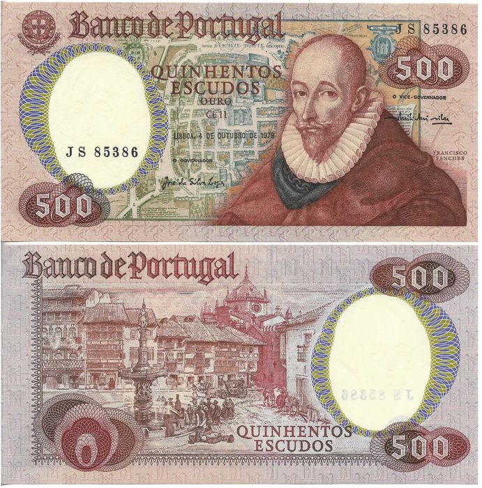 500$00 de Portugal - 04 Outubro 1979 - Bela