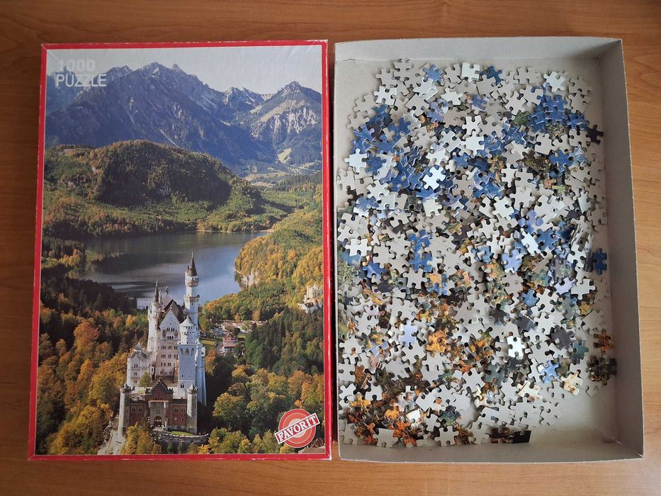 Puzzle Favorit -Zamek Neuschwanstein - 1000 elementów