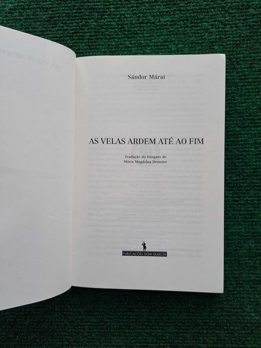 As velas ardem até ao fim - Sándor Márai