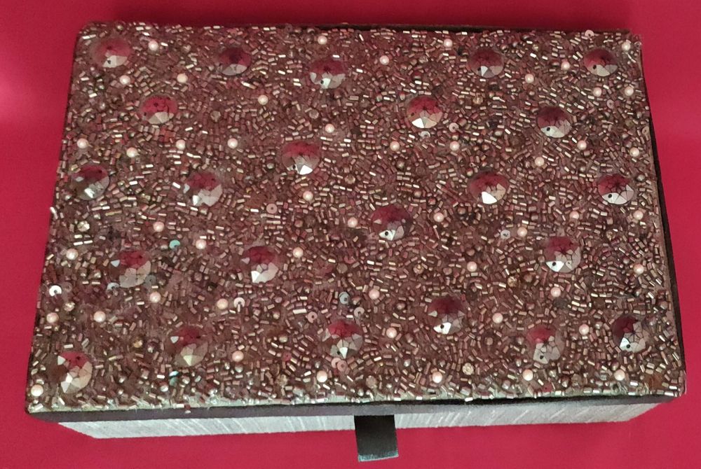 Guarda Jóias Rectangular com Espelho