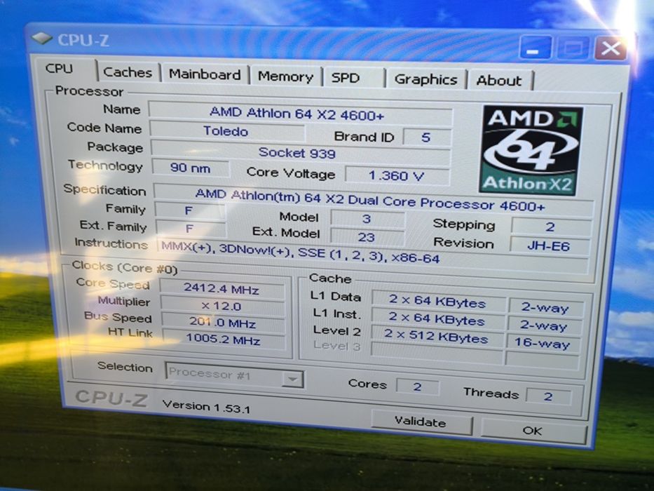 Retro! Athlon X2 4600+ + Asus A8N-E + 2GB RAM Geil + Ninja s.939