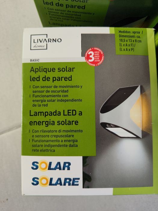 Vendo 7x focos a energia solar