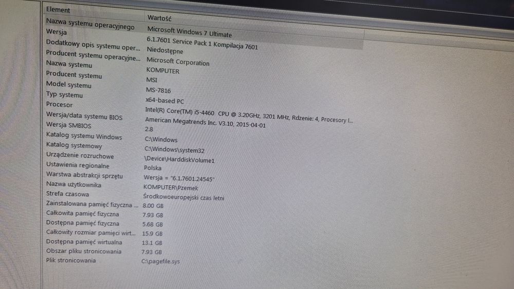 Komputer ACER 1 tB