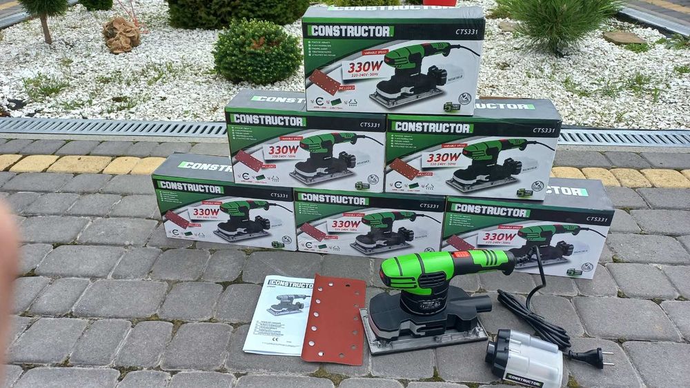 Професійна вібраційна шліфмашина Constructor cts331