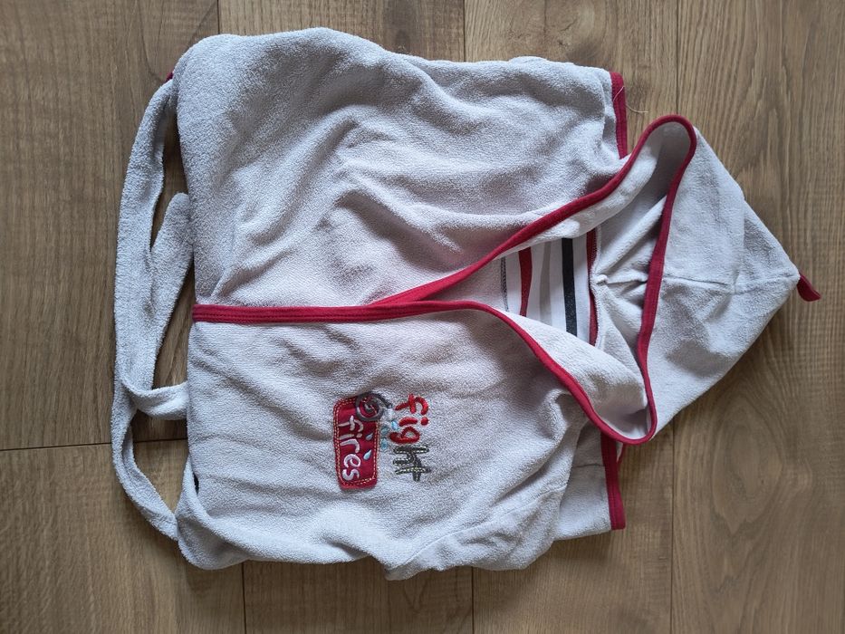 Bawełniany szlafrok dziecięcy rozmiar 116