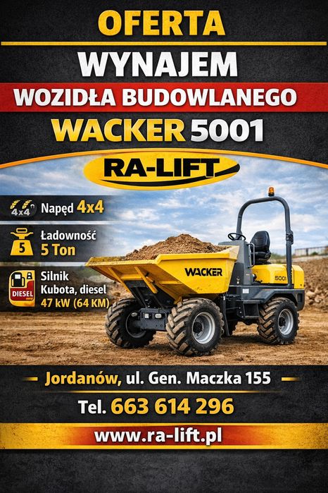 Wynajem Wozidła Budowlane
