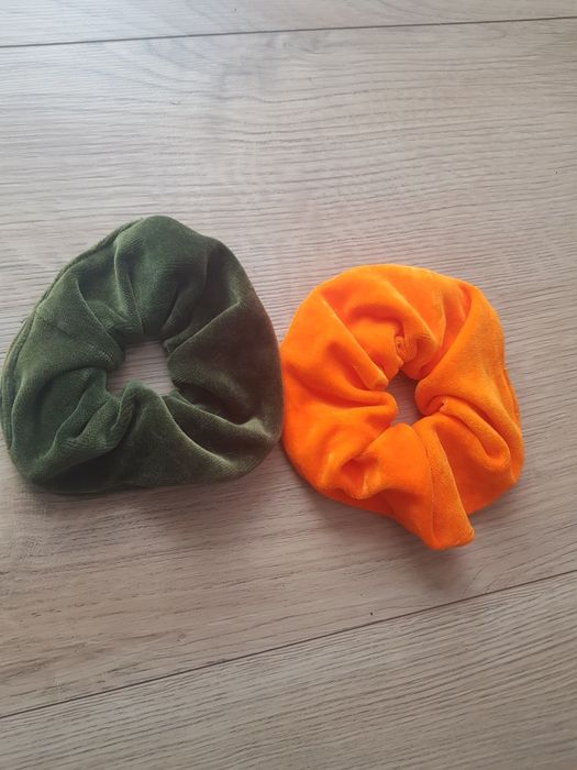 Gumki do włosów owijka welurowa duże 2 sztuki