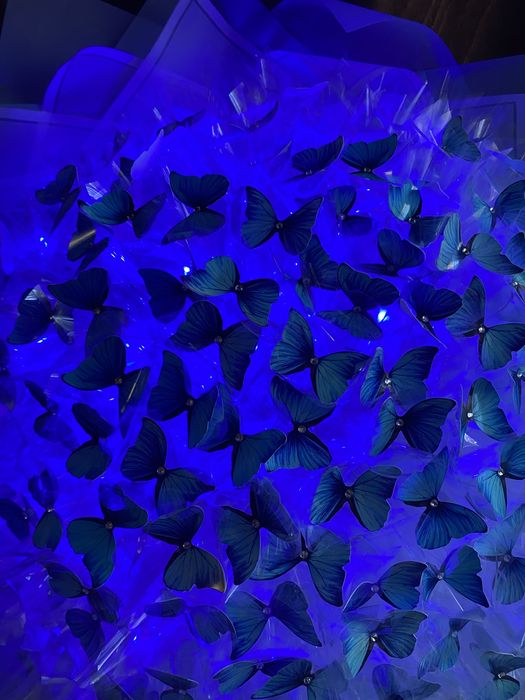 Продам дуже гарний букет з метеликами, більше 100 шт. Купували на фото