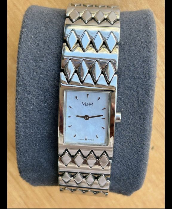 Zegarek Vintage Swiss M&M Masa perłowa
