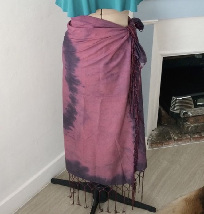 Pareo roxo boho NOVO