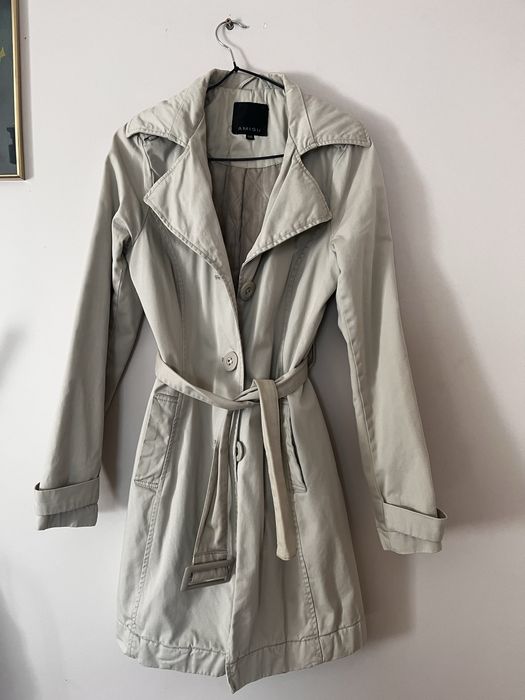 Płaszcz trencz damski M