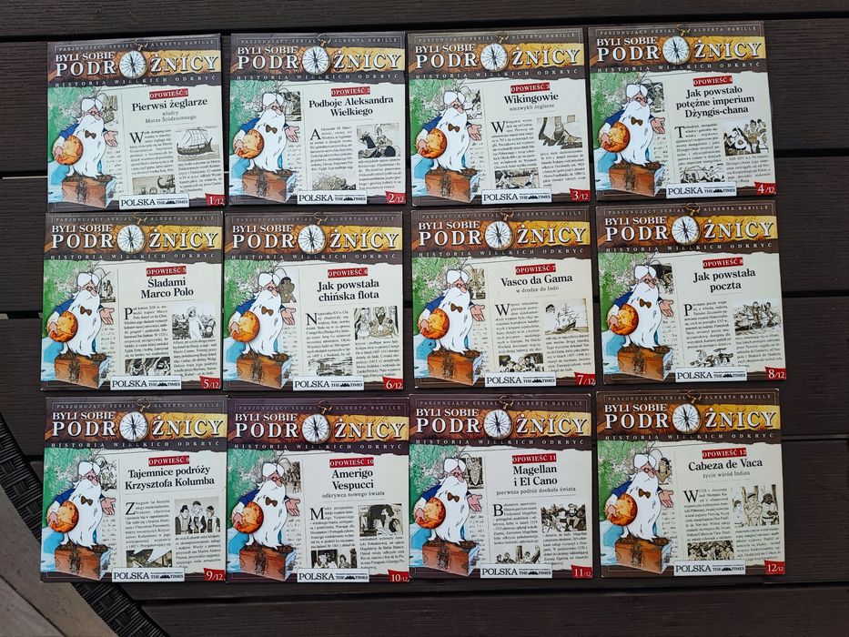 Komplet 12 płyt Byli sobie podróżnicy - seria: Było sobie życie
