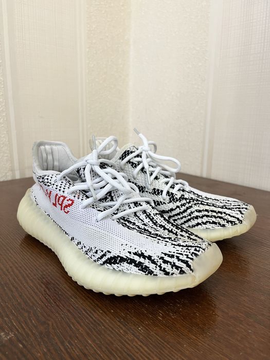 adidas gazelle silver green womens Yezzy boost 350 V2 Zebra – Zeuskicks main image 1