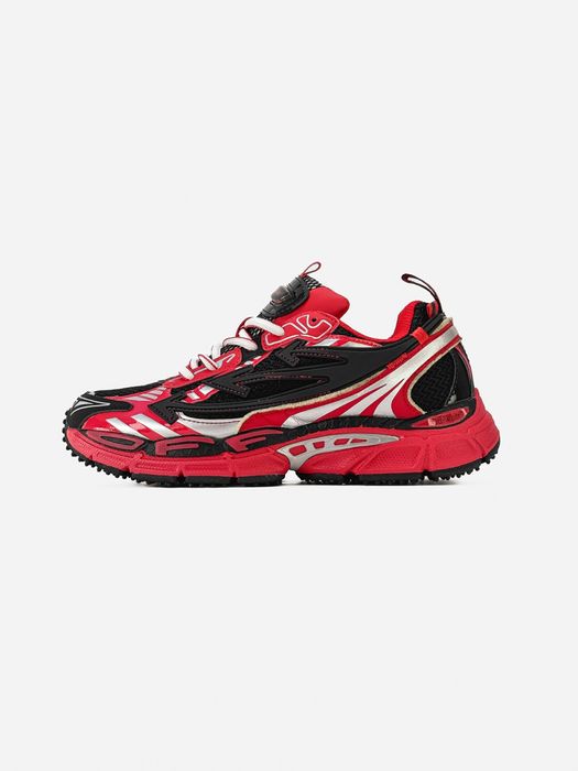 БЕЗКОШТОВНА ДОСТАВКА‼️Off-White Be Right Back Red/Black (Червоні / Чорні) кросівки Off-White Be Right Back чоловічі жіночі, off white be right back re