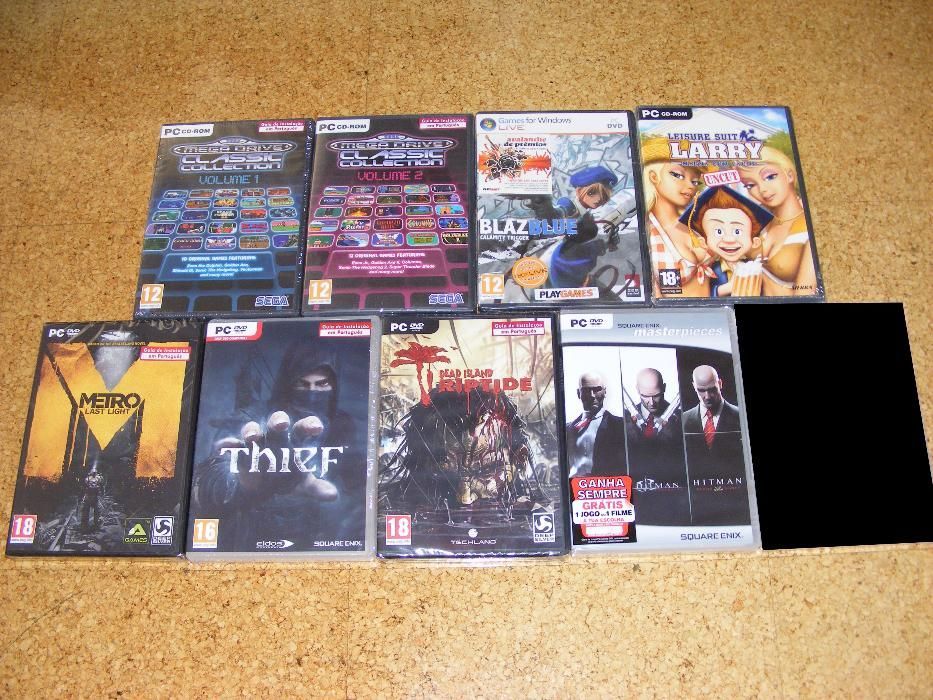 Lote 1 - jogos novos para PC (também vendidos separadamente)