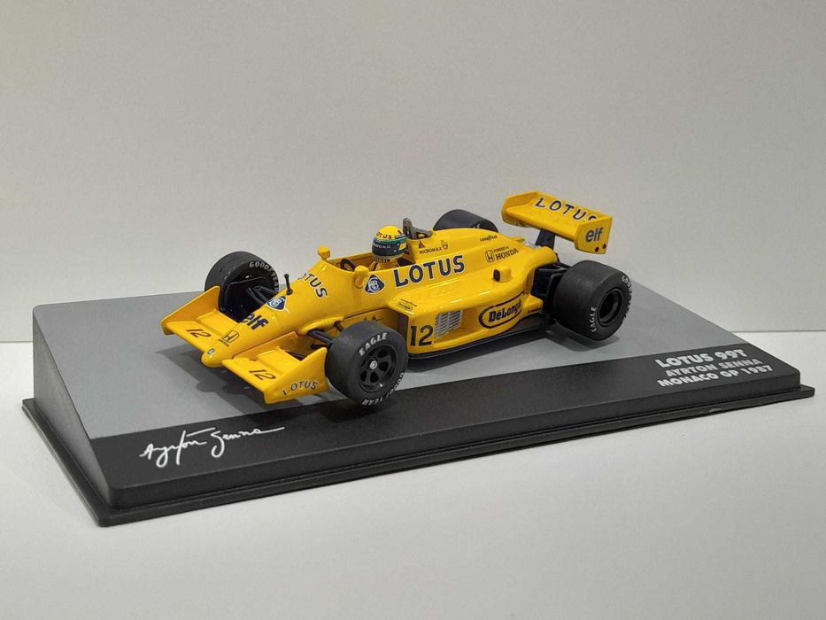 Miniatura escala 1/43 F1 Ayrton Senna