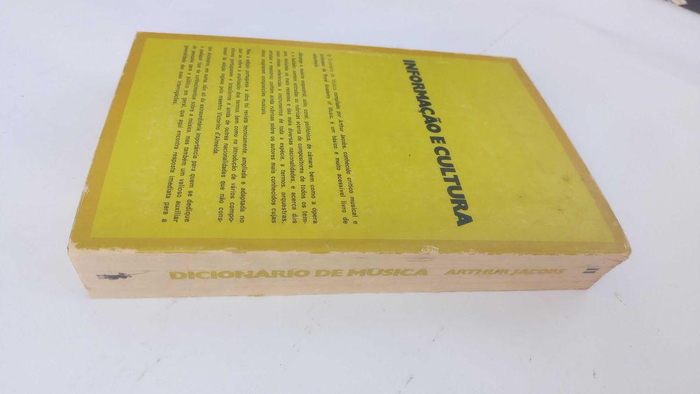 Dicionario de musica de Arthur Jacobs 1978 - Portes Gratis