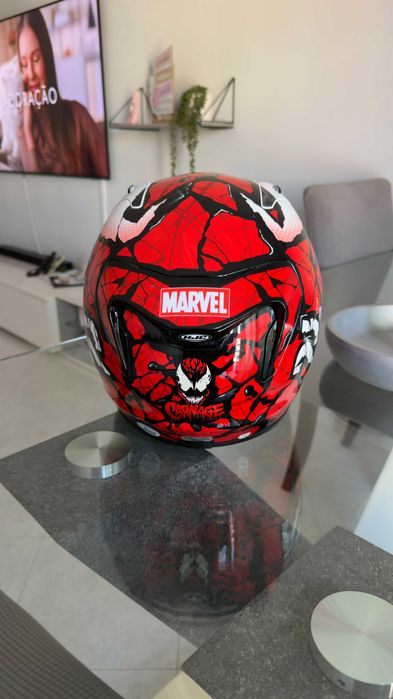 Capacete  HJC Tpha 11 carnage Marvel
