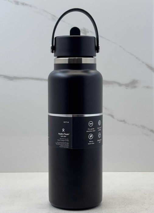Пляшка Hydro Flask 40 oz (1.18 л) Black / Термос Гидро Фласк Оригинал