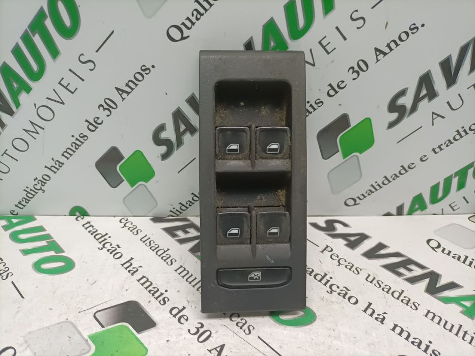 Comando / botão / interruptor vidros frente esquerdo SKODA Rapid Liftb