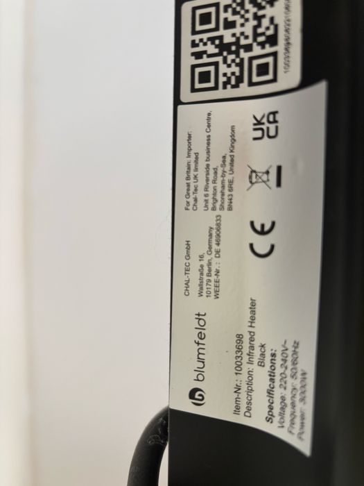 Promiennik Blumfeldt tarasowy xxl 3000 kw