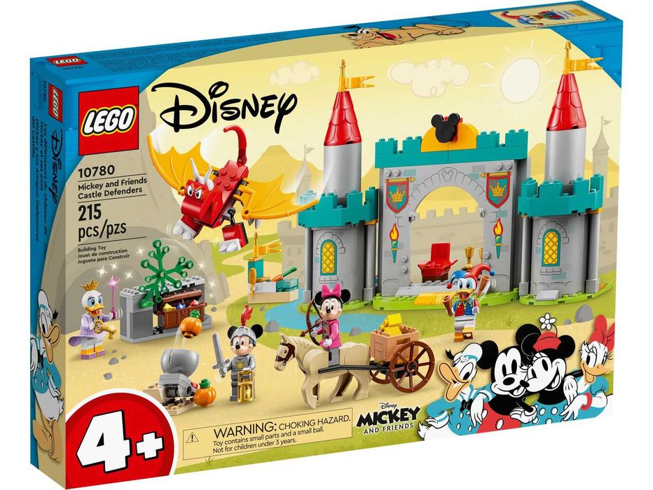 Nowe Klocki LEGO Myszka Miki Mega Zamek + Smok