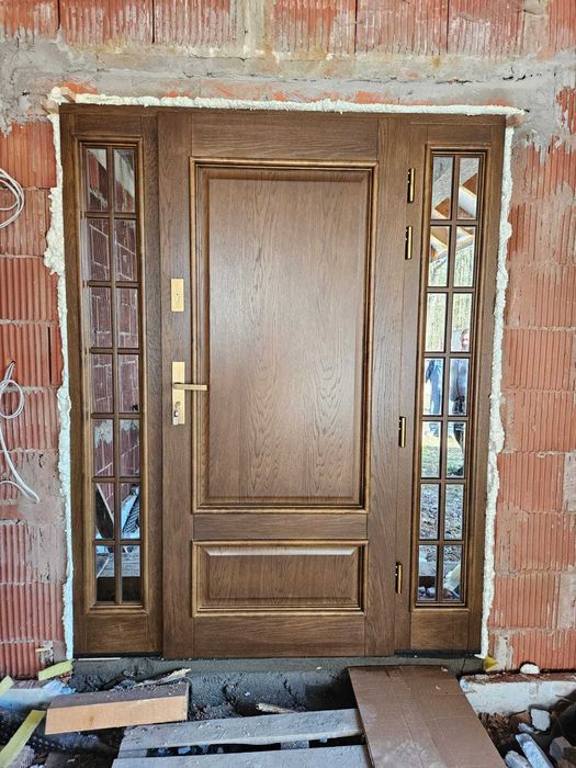 Drzwi Drewniane Zewnętrzne Od Producenta, Cała Polska,Czyste Powietrze