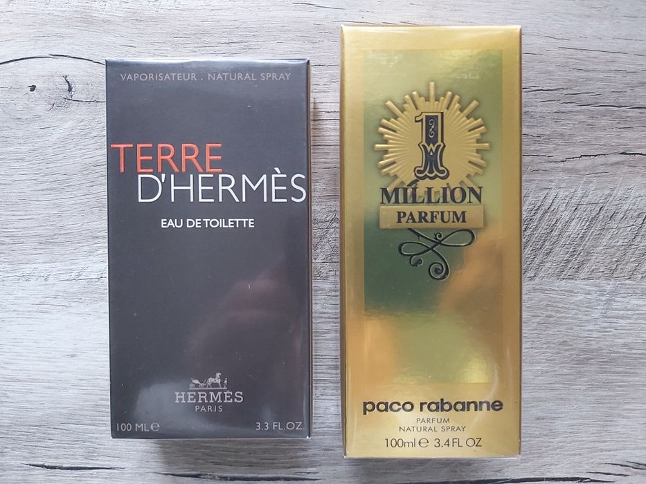 Hermes Terre D'Hermes 100 мл/Paco Rabanne One Million Parfum 100 мл
