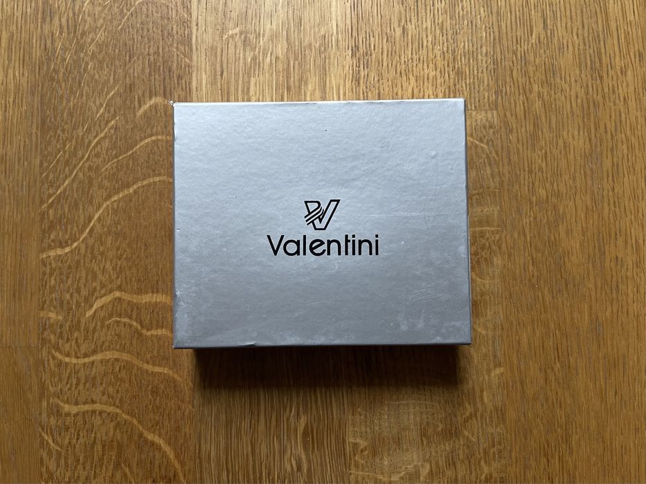 Nowy Portfel Valentini czarny hand crafted