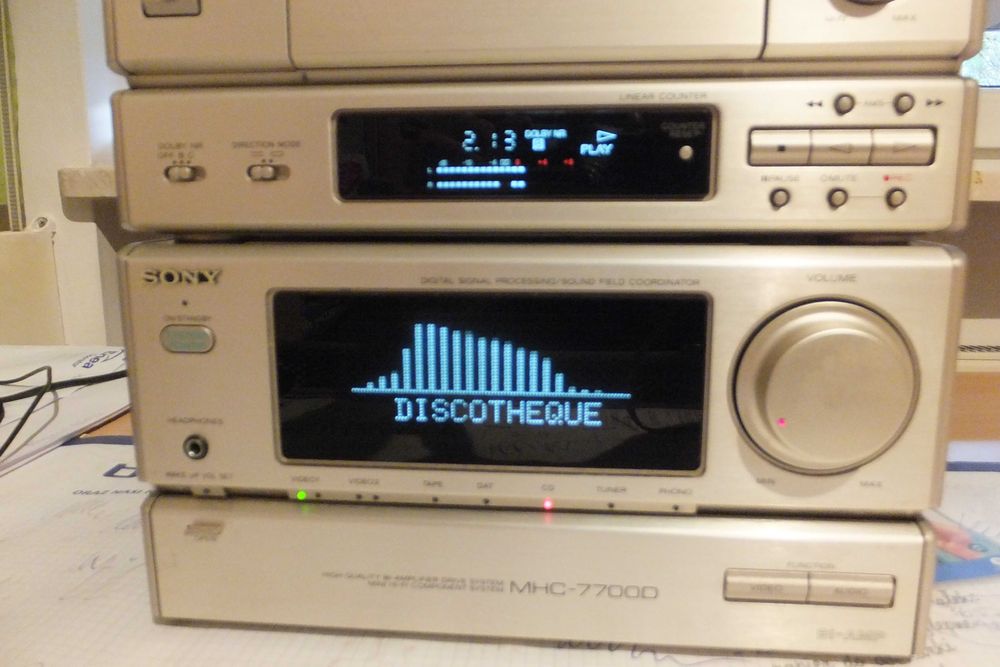 Sony MHC-7700 kultowa japońska wieża+kolumny!