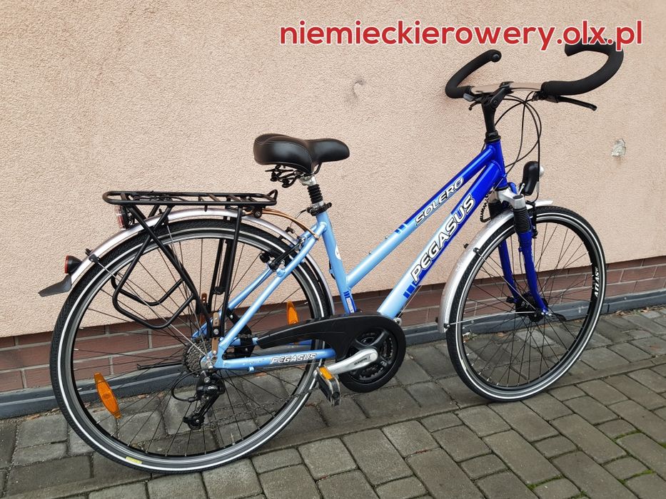 Rower damski trekkingowy PEGASUS koła 28 SHIMANO DEORE aluminium rabat