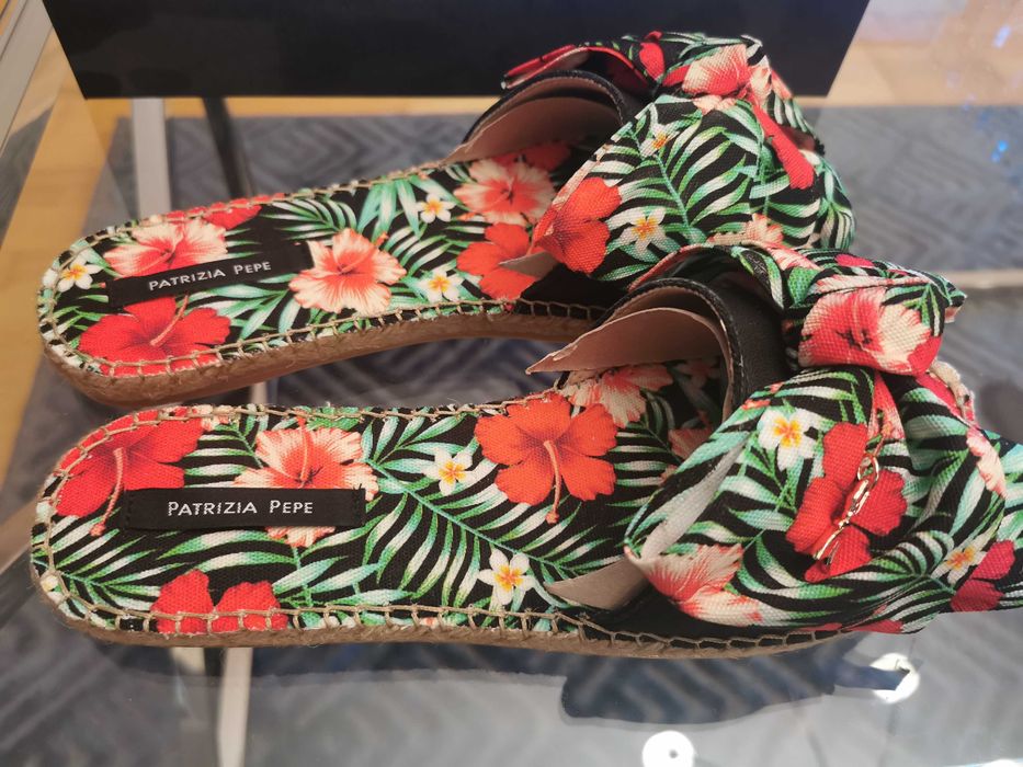 Klapki Patrizia Pepe roz 37