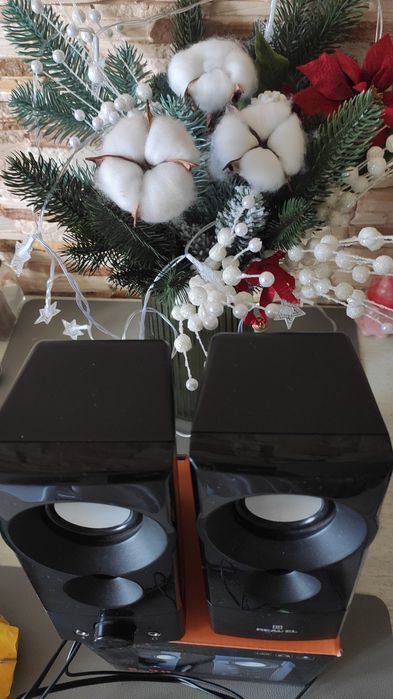 Колонка для комп'ютера. Акустична система Real-El S-90 Black