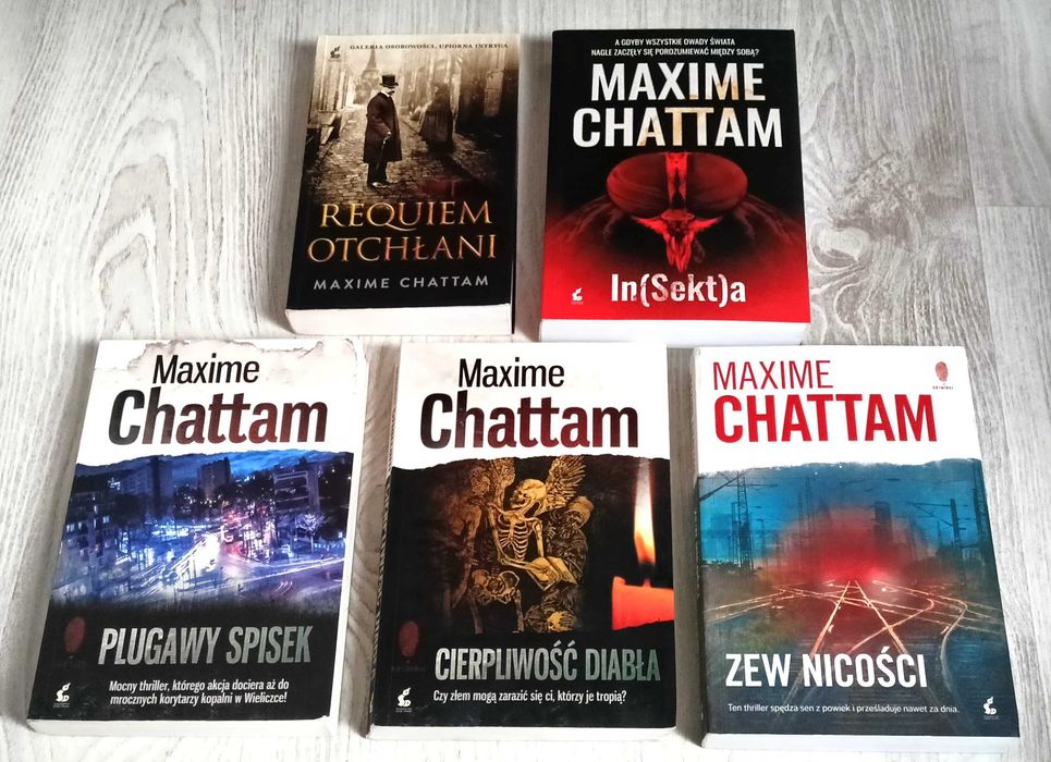 Chattam Plugawy spisek Cierpliwość diabła Zew nicości Requiem Otchłani