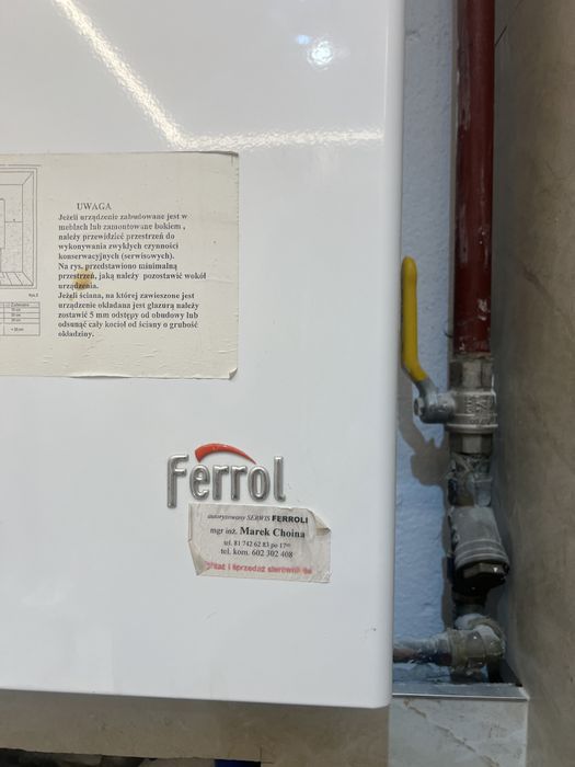 Piec gazowy Ferroli – używany, sprawny