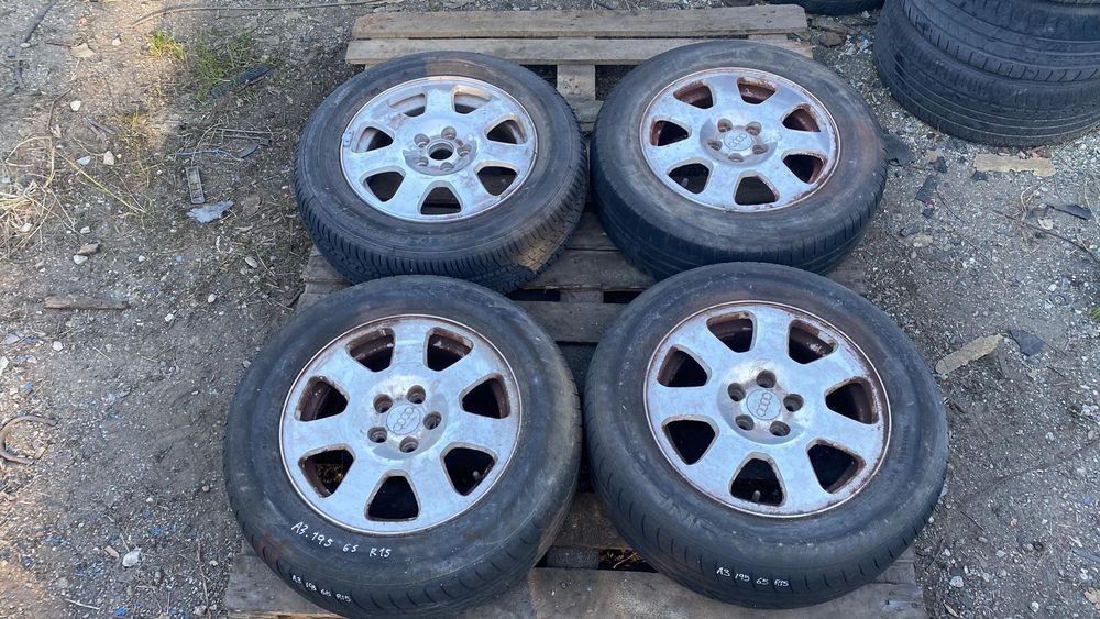 Jantes Audi A3 R15 5X100 Com Pneus 195/65